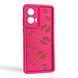 Чехол силиконовый Soft Touch с 3D принтом Губы для TECNO Spark 10C (KI5m) малиновый (Полная защита камеры) 0070752 фото 1