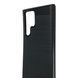 Чохол для телефона Samsung Galaxy S22 Ultra (SM-S908B) карбоновий протиударний з високими бортами чорний 0052226 фото 4
