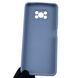 Чехол для Xiaomi Poco X3 NFC с квадратными гранями с защитой камеры на сяоми поко х3 нфс голубой 0012689 фото 2