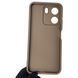 Чехол силиконовый Soft Touch для Xiaomi Poco C65 коричневый (Полная защита камеры) 0039840 фото 2
