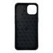 Чехол для телефона Apple iPhone 13 карбоновый противоударный с высокими бортами черный 0051732 фото 2
