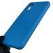 Чохол для Motorola Moto E13 (PAXT0034) силіконовий з мікрофіброю нековзний на моторола е13 синій 0031677 фото 4