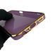 Чохол для Samsung Galaxy M32 4G (SM-M325F) глянцевий з кільцем MagSafe із золотою окантовкою на самсунг м32 4г чорничний gs1 0022831 фото 3