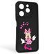 Чехол силиконовый Soft Touch с 3D принтом волшебной минни маус для TECNO Spark 10 Pro (KI7) черный (Полная защита камеры) 0050511 фото 1