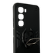 Чехол для телефона Infinix Hot 60 бронированный с магнитным кольцом и защитой камеры черный 0051246 фото 2
