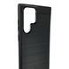 Чохол для телефона Samsung Galaxy S22 Ultra (SM-S908B) карбоновий протиударний з високими бортами чорний 0052226 фото 2