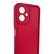 Чехол силиконовый Soft Touch для Tecno Spark POP 10 4G бордовый (Полная защита камеры) 0054469 фото 3