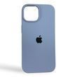 Чехол Silicone Case для Apple iPhone 15 лавандовый (софт-тач, закрытый низ, бортик камеры)