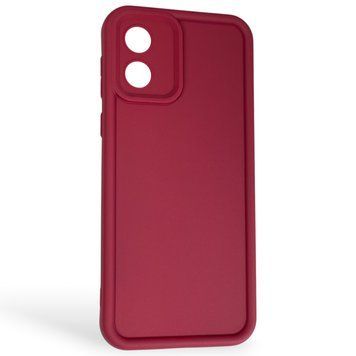 Чехол силиконовый Soft Touch для Motorola Moto E13 (PAXT0034) бордовый (Полная защита камеры) 0043960 фото