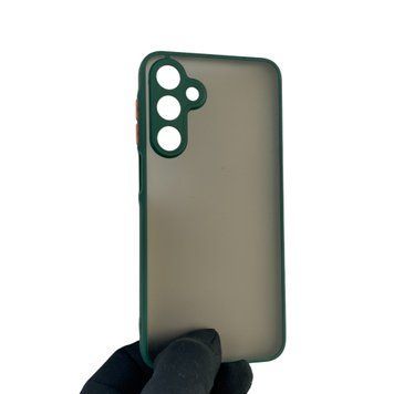 Чехол для телефона Samsung Galaxy A16 (SM-A165) с высокими бортами защитой камеры на самсунг а16 темно-зеленый 0026008 фото