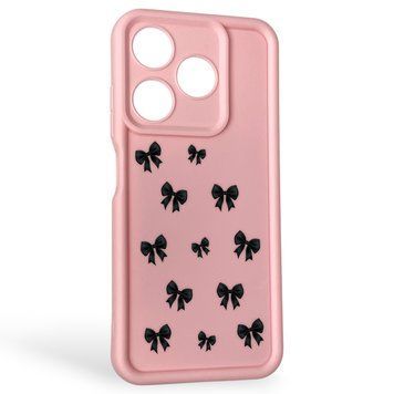 Чохол силіконовий Soft Touch з 3D принтом для TECNO Spark 10 (KI5q) рожевий (Повний захист камери) 0044652 фото