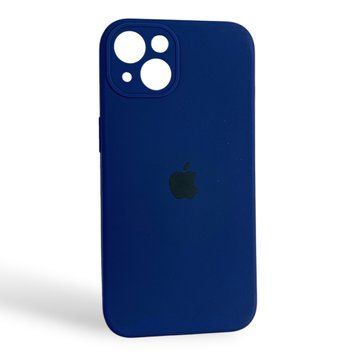 Чохол Silicone Case для Apple iPhone 13 темно-синій (софт-тач, повний захист камери) 0061822 фото