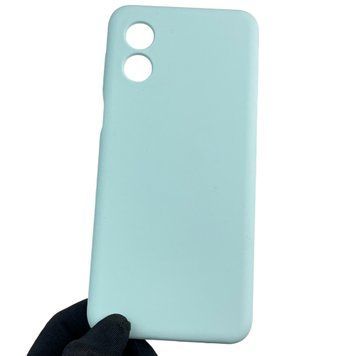 Чохол для Motorola Moto E13 (PAXT0034) силіконовий з мікрофіброю нековзний на моторола е13 блакитний 0031678 фото