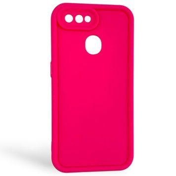 Чехол силиконовый Soft Touch для Oppo A12 малиновый (Полная защита камеры) 0054252 фото