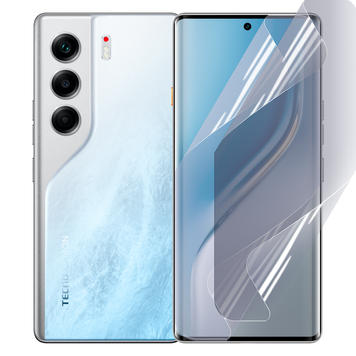 Плівка гідрогелева для Tecno Camon 40 Pro 5G глянцева протиударна на техно камон 40 про 5г прозора 0035048 фото