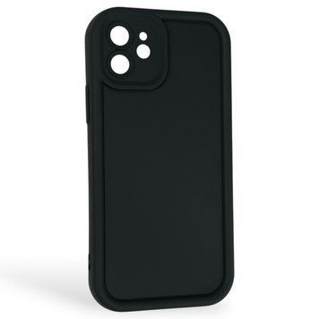 Чохол силіконовий Soft Touch для Apple iPhone 12 чорний (Повний захист камери) 0044238 фото