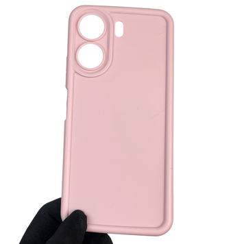 Чохол силіконовий Soft Touch для Xiaomi Redmi 13C пудровий (Повний захист камери) 0039845 фото