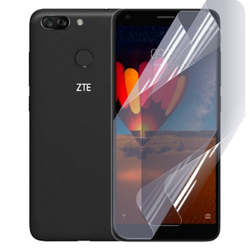 Плёнка гидрогелевая для ZTE Blade V Ultra глянцевая противоударная на зте блейд в ультра прозрачная 0035450 фото