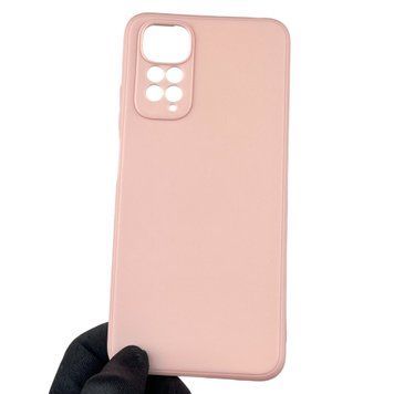 Чохол для Xiaomi Redmi Note 11 з квадратними гранями із захистом камери на сяомі редмі нот 11 пудровий 0012792 фото