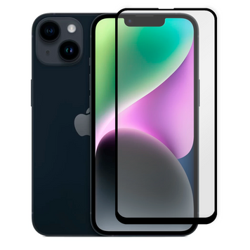 Защитное стекло для телефона Apple iPhone 14 Plus противоударное полноэкранное на айфон 14 плюс черное 0038467 фото
