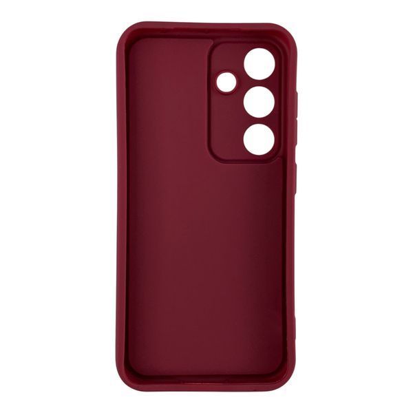 Чохол силіконовий Soft Touch з 3D принтом Бантики для Samsung Galaxy S25 бордовий (Повний захист камери) 0057777 фото
