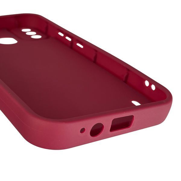 Чохол силіконовий Soft Touch з 3D принтом чарівна мінні маус для Tecno Spark 6 Go (KE5) бордовий (Повний захист камери) 0050512 фото