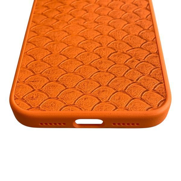 Чохол Kajsa Glamorous Mermaid для iPhone 18 Pro Max помаранчевий Orange Plus (MagSafe, металеве кільце камери, преміум) 0062120 фото
