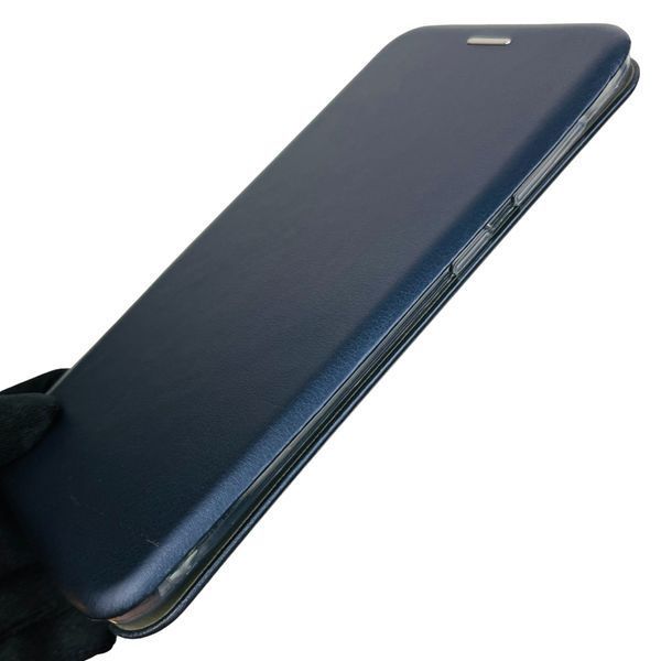 Чехол-книжка для Samsung Galaxy A50 SM-A505F с подставкой на самсунг а50 тёмно-синяя 0001920 фото
