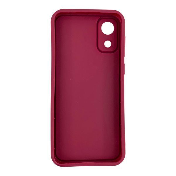 Чохол силіконовий Soft Touch з 3D принтом для Samsung Galaxy A03 Core бордовий (Повний захист камери) 0057563 фото