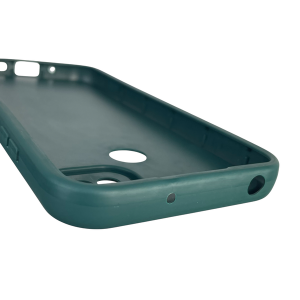 Чехол силиконовый Soft Touch с 3D принтом Майнкрафт для Xiaomi Redmi 9C темно-зеленый (Полная защита камеры) 0041510 фото