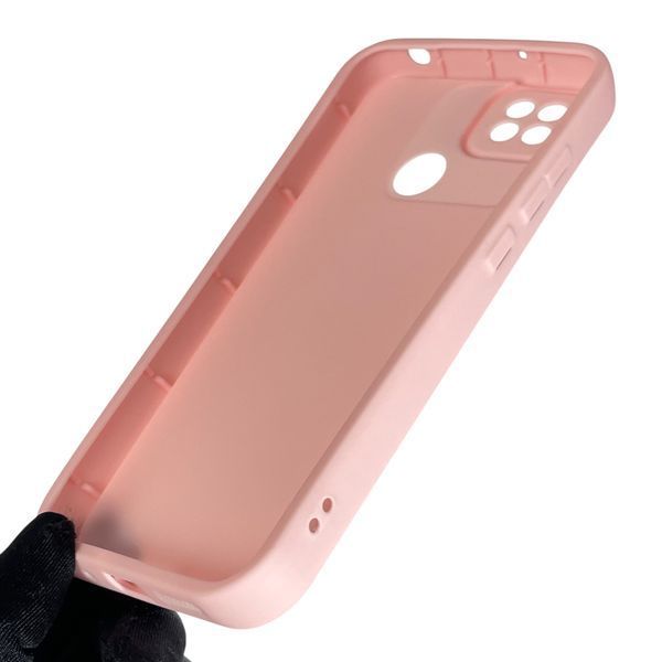 Чехол силиконовый Soft Touch с 3D принтом для Xiaomi Redmi 9C розовый (Полная защита камеры) 0040766 фото