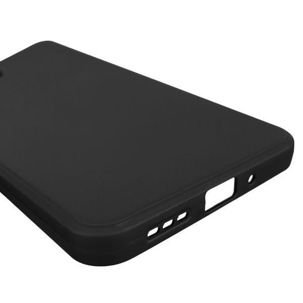 Чохол для Xiaomi Redmi 13C однотонний з квадратними гранями із захистом камери на сяомі редмі 13с чорний 0002308 фото