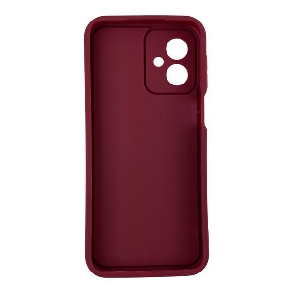 Чохол силіконовий Soft Touch для Motorola G54 бордовий (Повний захист камери) 0054415 фото