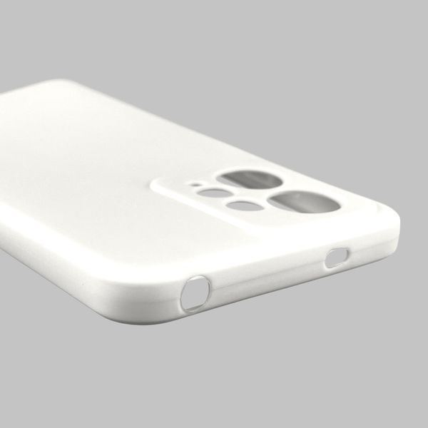 Чехол для Xiaomi Redmi Note 12 4G с квадратными гранями с защитой камеры на сяоми редми нот 12 4г белый 0012842 фото