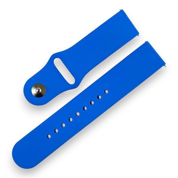 Ремешок силиконовый 22 мм для Gelius Amazwatch Numix синий 0057011 фото