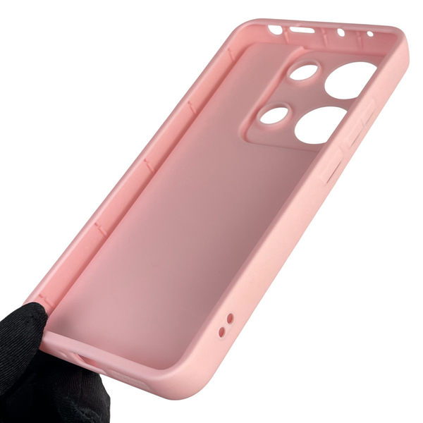 Чохол силіконовий Soft Touch з 3D принтом для Xiaomi Poco M6 Pro 4G рожевий (Повний захист камери) 0042358 фото