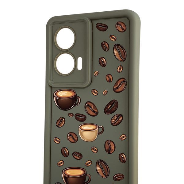 Чехол силиконовый Soft Touch с 3D принтом Кофе для Samsung Galaxy S26 коричневый (Полная защита камеры) 0070568 фото