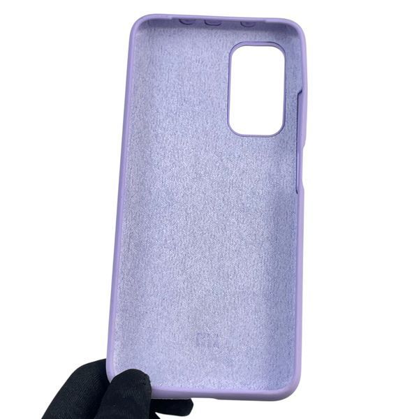 Чохол для Xiaomi Mi 10T Pro силіконовий з мікрофіброю нековзний на сяомі мі 10т про бузковий 0032432 фото