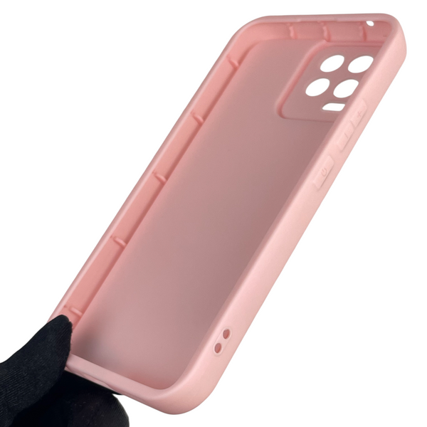 Чохол силіконовий оригінальний Soft Touch з 3D принтом милий ведмедик для Realme 8 Pro рожевий (Повний захист камери) 0043313 фото