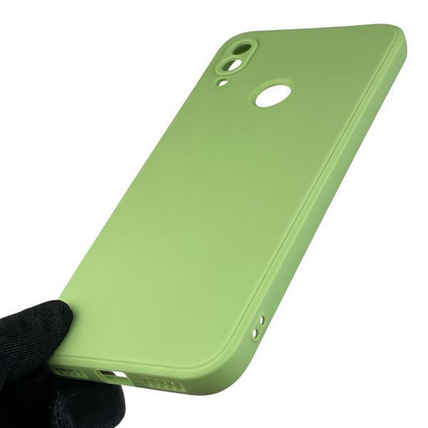 Чехол для Xiaomi Redmi Note 7 с квадратными гранями с защитой камеры на сяоми редми нот 7 фисташковый 0012892 фото