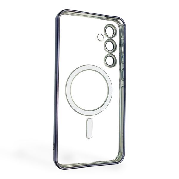 Чехол для Samsung Galaxy A55 5G (SM-A556B) с линзами на камере с MagSafe на самсунг а55 5г фиолетовый 0034479 фото