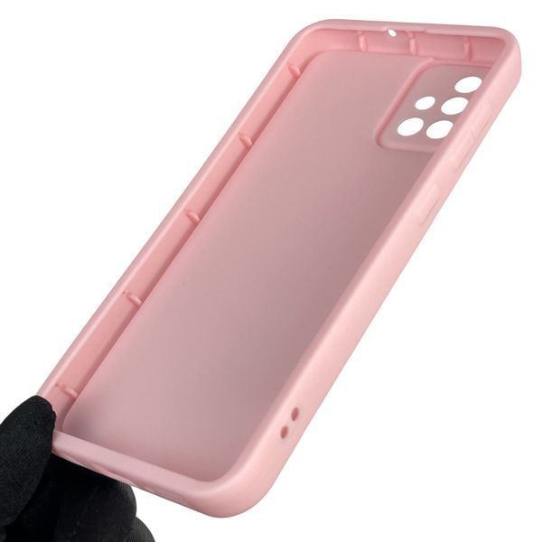 Чехол силиконовый оригинальный Soft Touch с 3D принтом мема сибу для Samsung Galaxy A51 (SM-A515F) розовый (Полная защита камеры) 0047612 фото