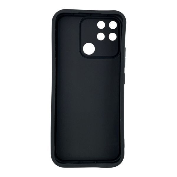 Чехол силиконовый Soft Touch для Realme Narzo 50A черный (Полная защита камеры) 0054132 фото