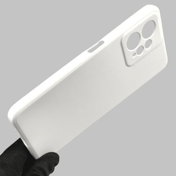Чехол для Xiaomi Redmi Note 12 4G с квадратными гранями с защитой камеры на сяоми редми нот 12 4г белый 0012842 фото
