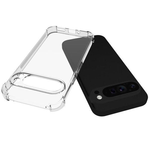 Прозрачный чехол для Google Pixel 9 Pro XL с углами-амортизаторами с защитой камеры противоударный (гугл пиксель 9 про хл) 0061392 фото