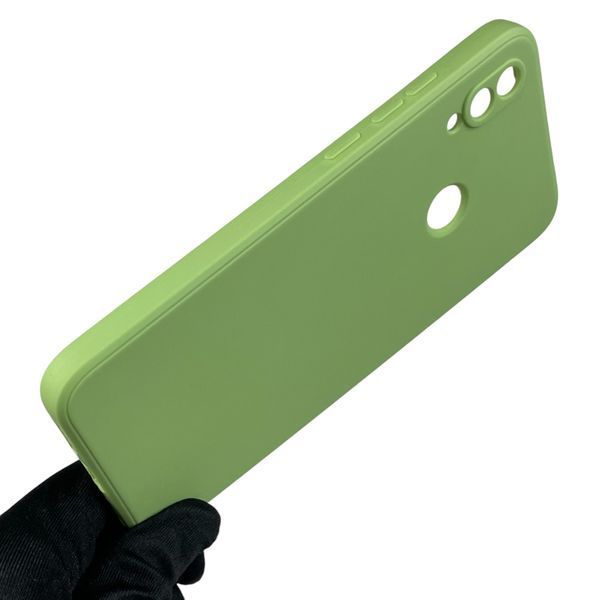 Чехол для Xiaomi Redmi Note 7 с квадратными гранями с защитой камеры на сяоми редми нот 7 фисташковый 0012892 фото