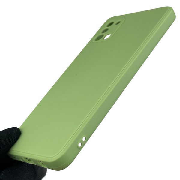 Чехол для Samsung Galaxy A31 (SM-A315F) с квадратными гранями с защитой камеры на самсунг а31 фисташковый 0012590 фото