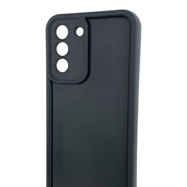 Чехол силиконовый Soft Touch для Samsung Galaxy S21 FE черный (Полная защита камеры) 0054031 фото