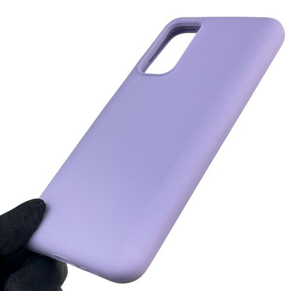 Чохол для Xiaomi Mi 10T Pro силіконовий з мікрофіброю нековзний на сяомі мі 10т про бузковий 0032432 фото