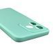 Чехол для Realme Note 50 с квадратными гранями с защитой камеры на реалми нот 50 мятный 0012540 фото 5